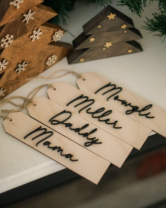 Simple Long Stocking Tag