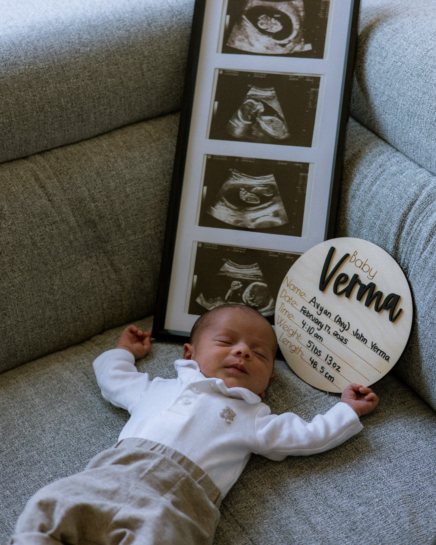 Custom Birth Announcement