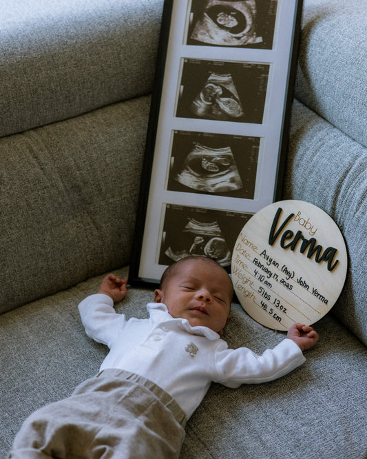 Custom Birth Announcement