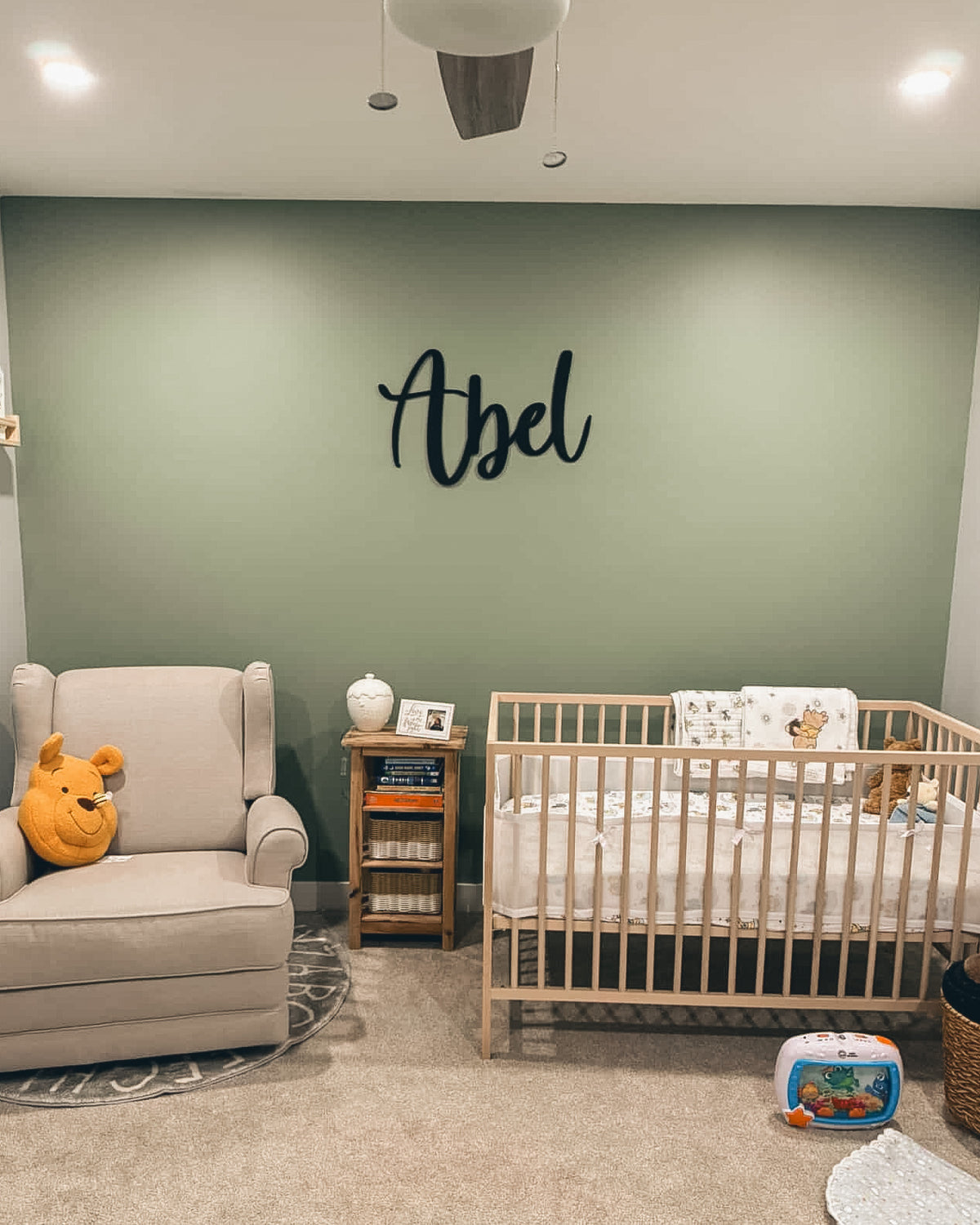 Customized Baby Nursery Name Sign Cutout Wood