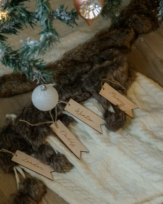 Simple Stocking Tag