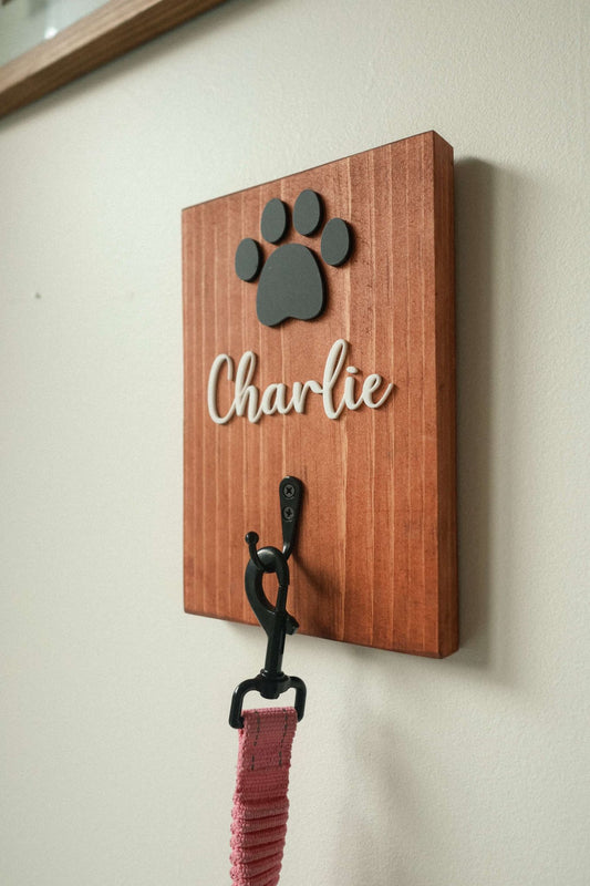 Custom Pet Leash Holder
