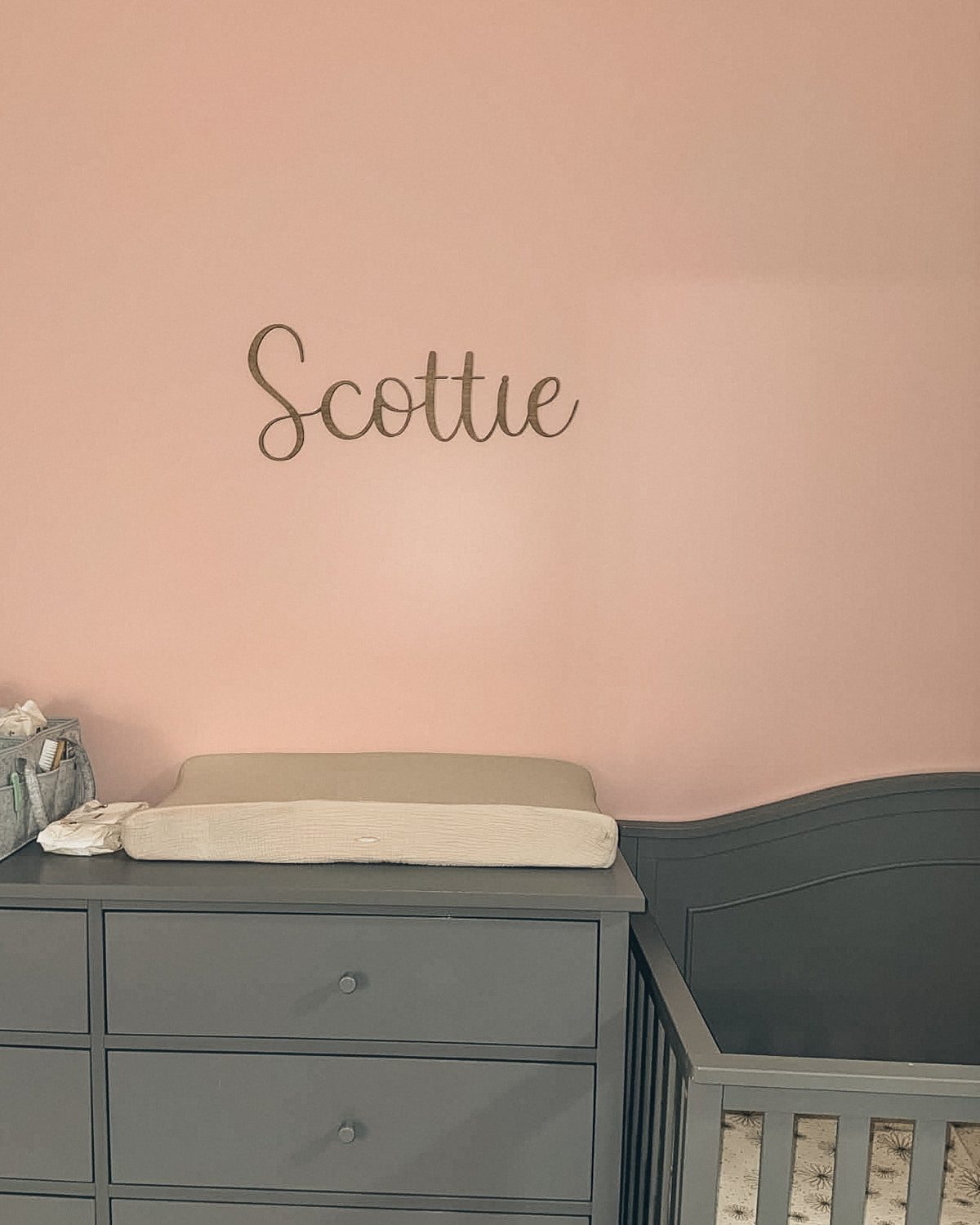 Customized Baby Nursery Name Sign Cutout Wood