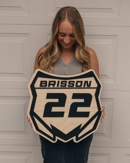 Motocross Custom Name Sign
